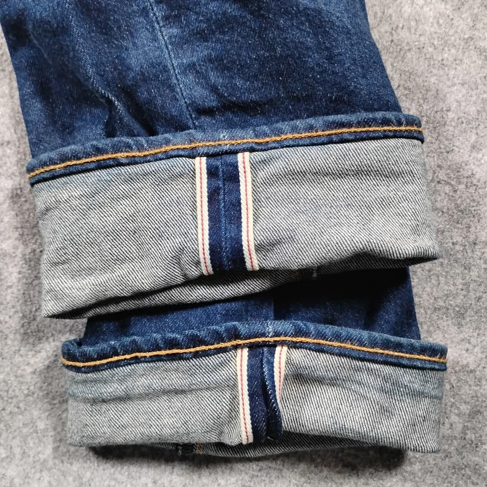 Levi's 511 Selvedge Slim Fit Men's Blue Jeans Size W34 L30 Denim Premium Pants